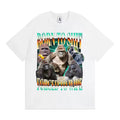 2026NEW Funny Gorilla Meme T Shirts Born To Shit Forced To Wipe Y2K Aesthetic T-shirt Men Women Summer Tops High Quality Cotton