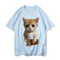 Cat Meme Graphic T-Shirt